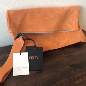 VITTORIA NAPOLI SUEDE CLUTCH